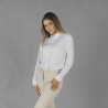 CAMISA MUJER UNIFORMES GARYS INTERLOCK CUELLO CAMISERO CERDEÑA