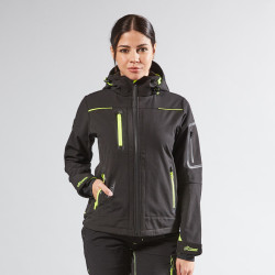 Chaqueta softshell con capucha para mujer U-POWER SPACE FU259