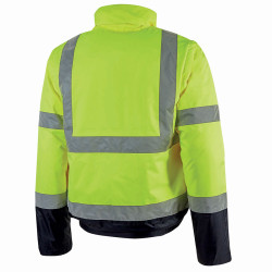 Chaqueta bomber impermeable alta visibilidad U-POWER CRAFTY HL158