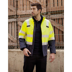 Chaqueta Workshell de alta visibilidad y protección integral WORKTEAM S9591