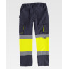 Pantalón elástico de alta visibilidad WORKTEAM C3218 Slim Fit