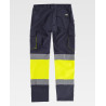 Pantalón elástico de alta visibilidad WORKTEAM C3218 Slim Fit