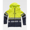 Chaqueta Workshell alta visibilidad WORKTEAM S9525 con capucha