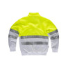 Sudadera de alta visibilidad WORKTEAM C9035 cuello cremallera