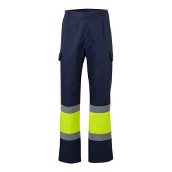 Pantalón  VELILLA 303003 bicolor alta visibilidad