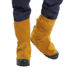 Cubre-Botas de cuero PORTWEST SW32 para soldadura