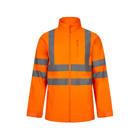 Cazadora softshell Velilla 306005 de alta visibilidad para protección en invierno (Outerwear)