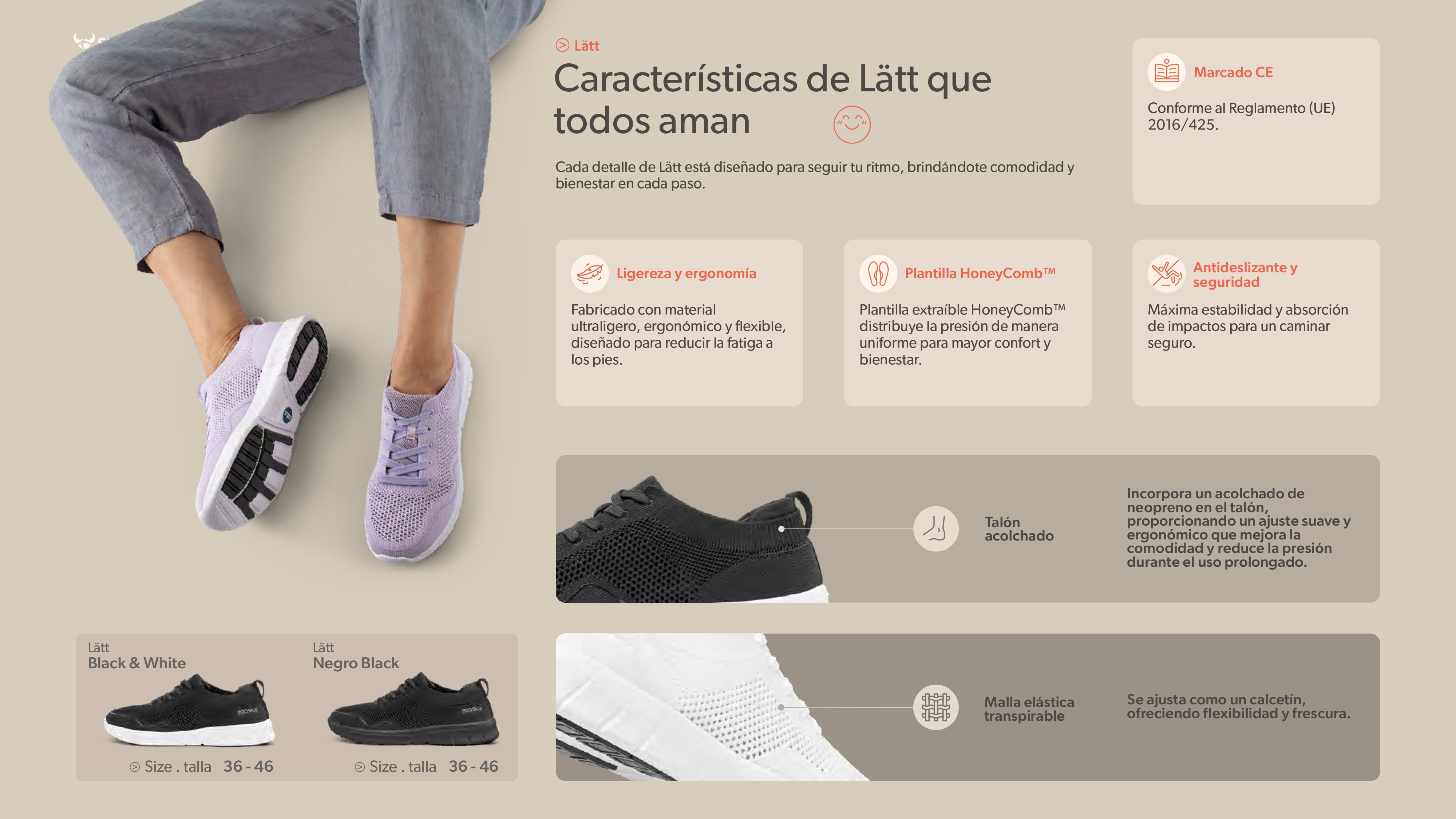Zapato SUECOS LATT comodos