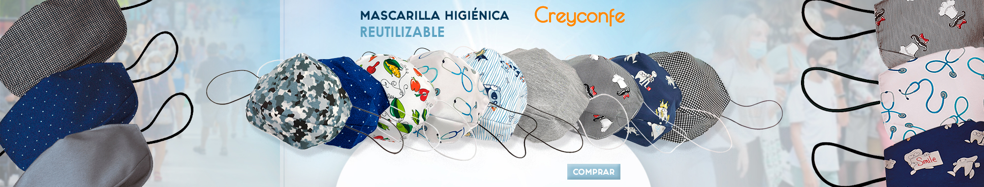 Mascarilla textil CREYCONFE